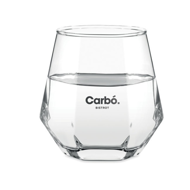 Verre personnalisé biseauté Kimbero 300 ml 