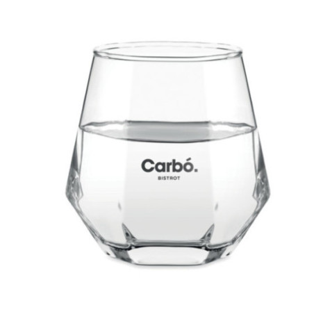Verre personnalisé biseauté Kimbero 300 ml 