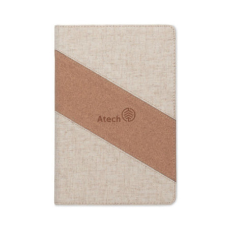 Carnet A5 avec chargeur induction Cortona 