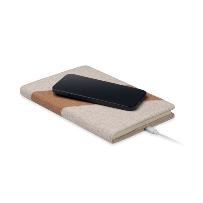 Carnet A5 avec chargeur induction Cortona 