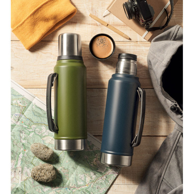 Thermos personnalisé en inox recyclé Nyima 1L 