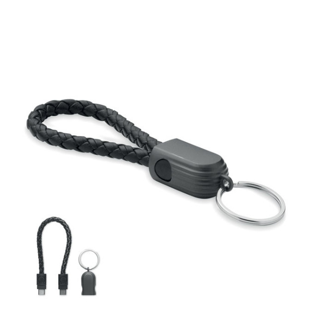 Porte-clés câble de charge personnalisé Fauleti Loop 