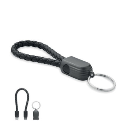 Porte-clés câble de charge personnalisé Fauleti Loop 