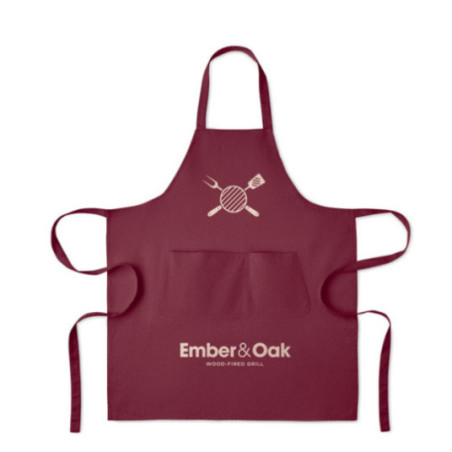 Tablier personnalisable en coton bio Gamma 
