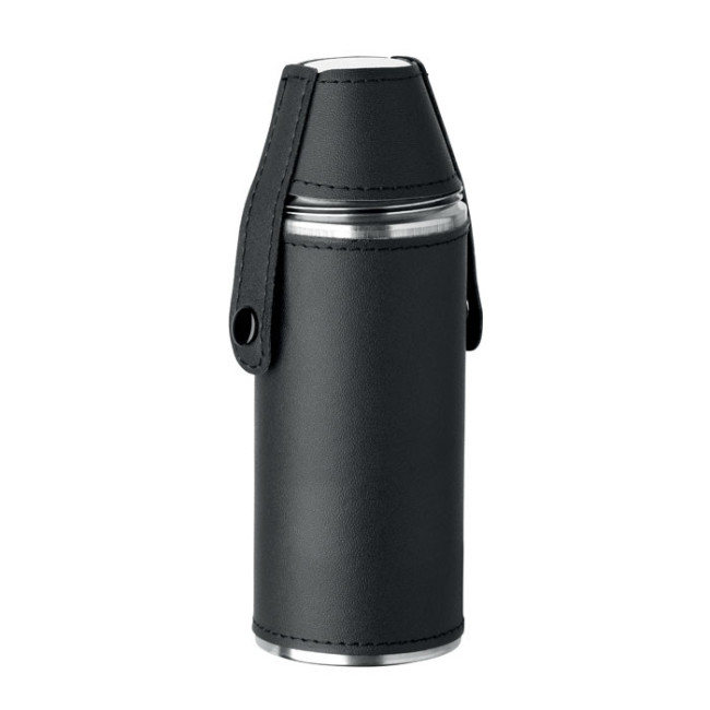 Gourde personnalisée avec gobelets Cocoon 230 ml 