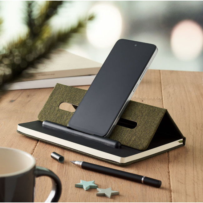 Carnet personnalisé A5 et support téléphone Rinbook 