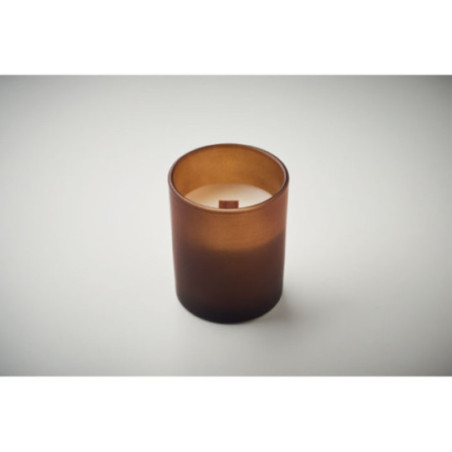 Bougie personnalisée en cire végétale Kivas Wood 