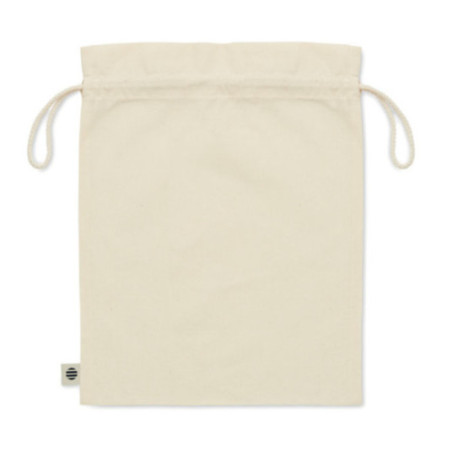 Sac cadeau personnalisé en coton bio Amber M 