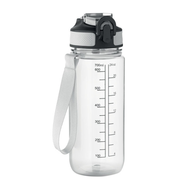 Gourde de sport graduée en RPET Enkel 700 ml 