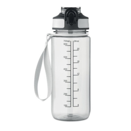 Gourde de sport graduée en RPET Enkel 700 ml 