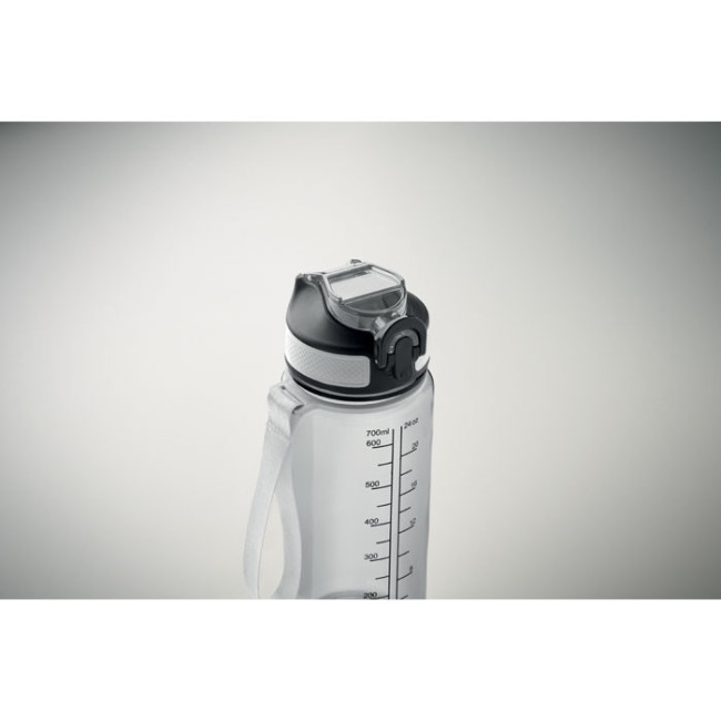 Gourde de sport graduée en RPET Enkel 700 ml 
