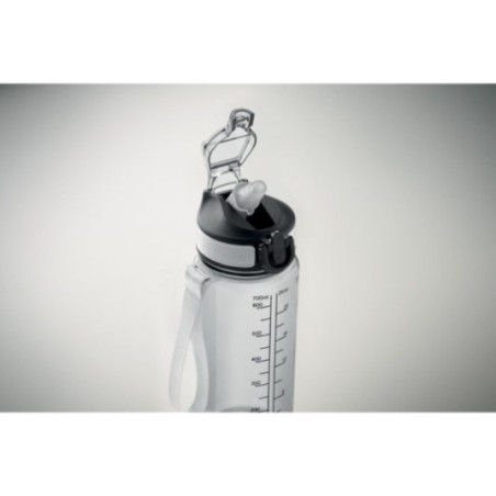 Gourde de sport graduée en RPET Enkel 700 ml 