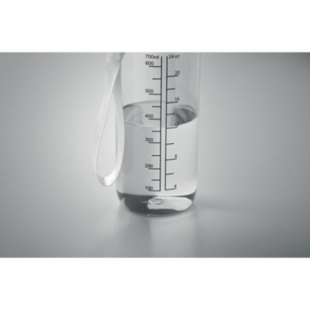 Gourde de sport graduée en RPET Enkel 700 ml 