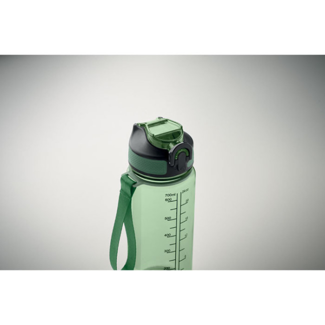 Gourde de sport graduée en RPET Enkel 700 ml 