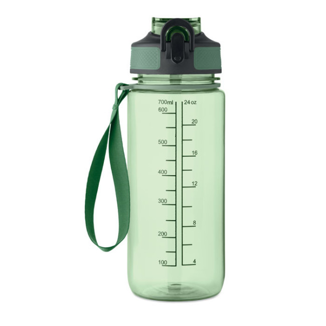 Gourde de sport graduée en RPET Enkel 700 ml 