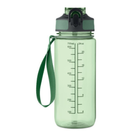 Gourde de sport graduée en RPET Enkel 700 ml 