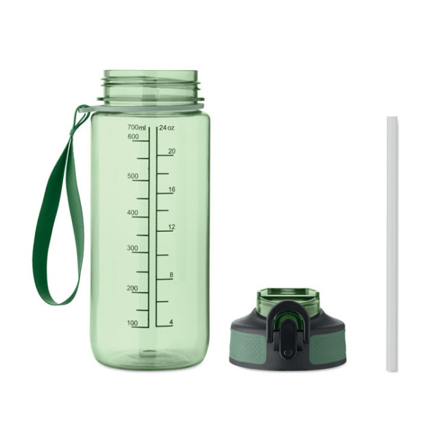 Gourde de sport graduée en RPET Enkel 700 ml 