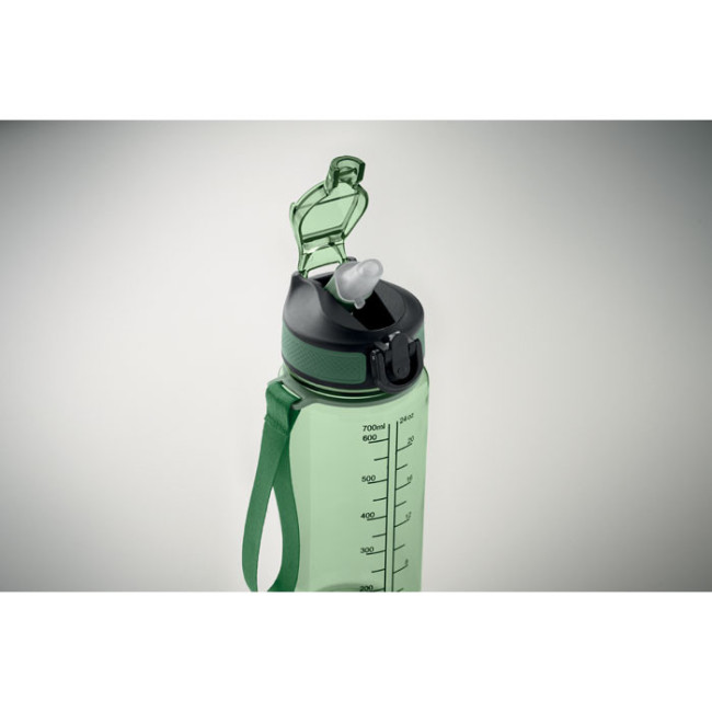 Gourde de sport graduée en RPET Enkel 700 ml 