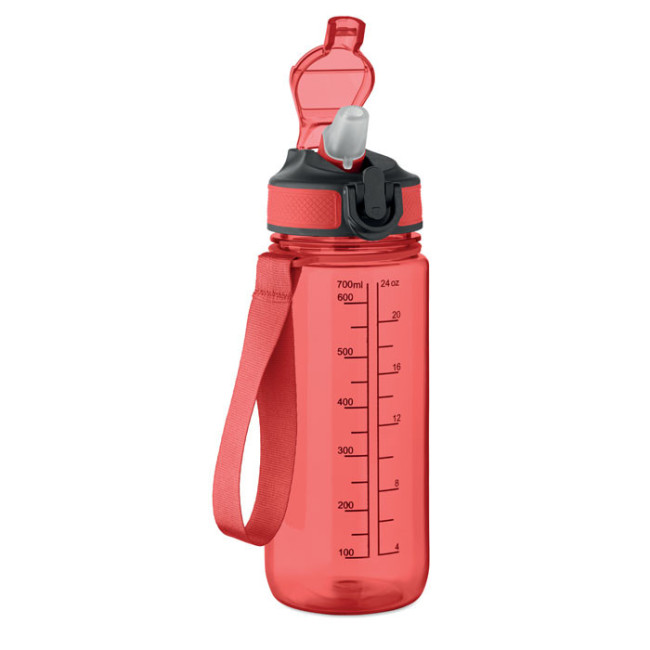 Gourde de sport graduée en RPET Enkel 700 ml 