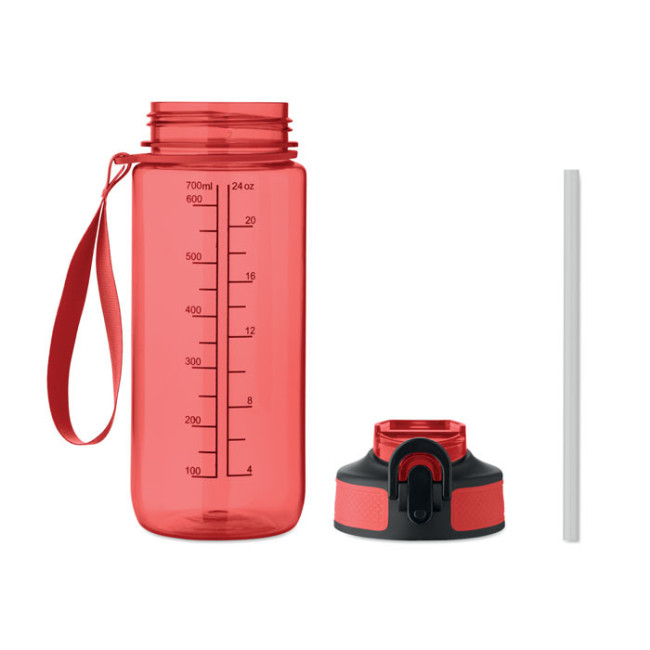Gourde de sport graduée en RPET Enkel 700 ml 