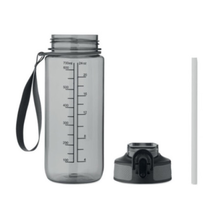 Gourde de sport graduée en RPET Enkel 700 ml 