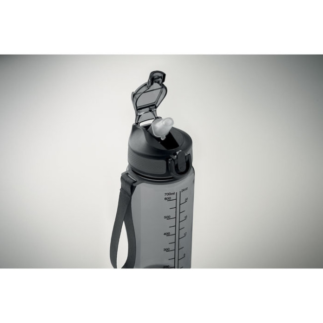Gourde de sport graduée en RPET Enkel 700 ml 