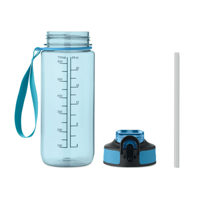 Gourde de sport graduée en RPET Enkel 700 ml 