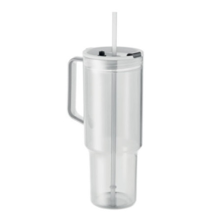 Mug géant avec paille personnalisable Mugora 1,2L 