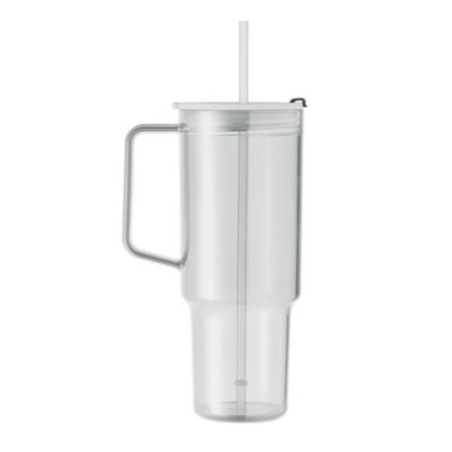 Mug géant avec paille personnalisable Mugora 1,2L 