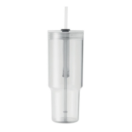 Mug géant avec paille personnalisable Mugora 1,2L 