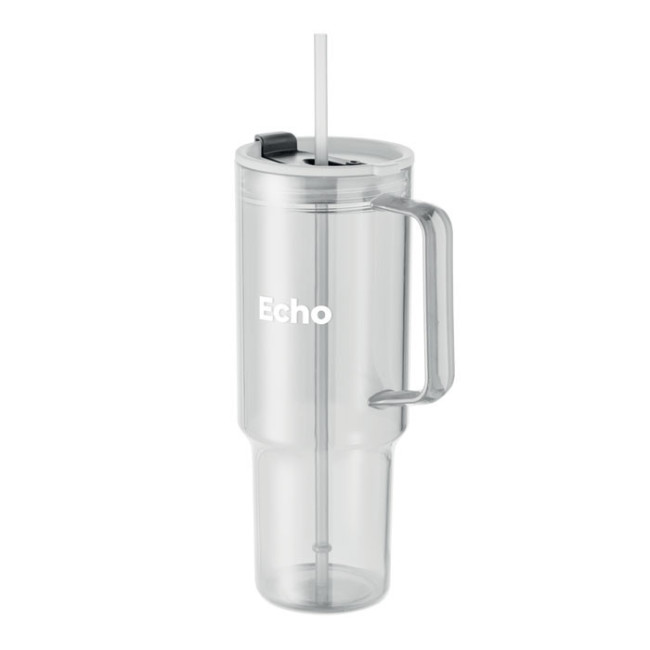Mug géant avec paille personnalisable Mugora 1,2L 