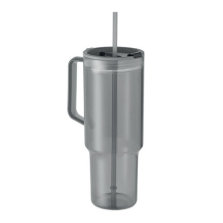 Mug géant avec paille personnalisable Mugora 1,2L 