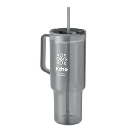 Mug géant avec paille personnalisable Mugora 1,2L 