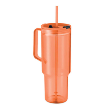 Mug géant avec paille personnalisable Mugora 1,2L 