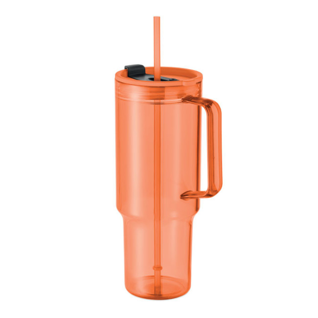 Mug géant avec paille personnalisable Mugora 1,2L 