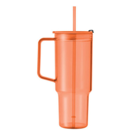 Mug géant avec paille personnalisable Mugora 1,2L 