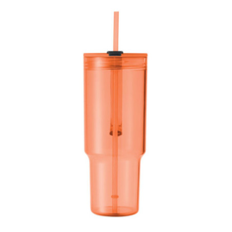 Mug géant avec paille personnalisable Mugora 1,2L 