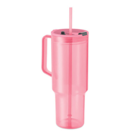 Mug géant avec paille personnalisable Mugora 1,2L 