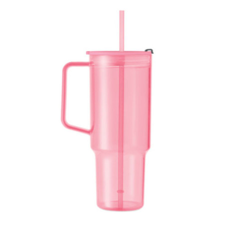Mug géant avec paille personnalisable Mugora 1,2L 