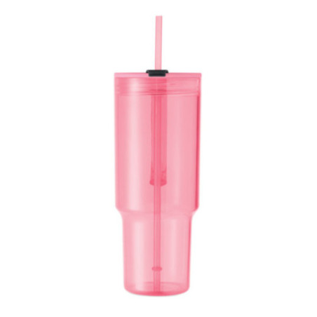 Mug géant avec paille personnalisable Mugora 1,2L 
