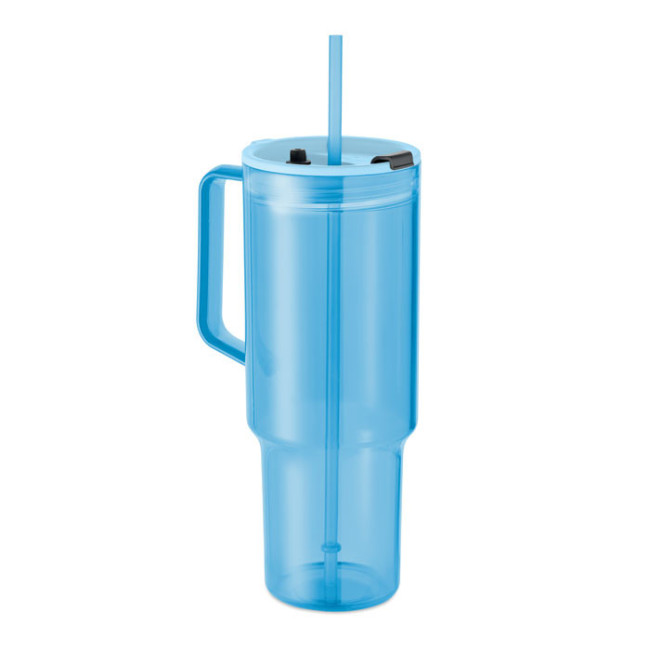 Mug géant avec paille personnalisable Mugora 1,2L 