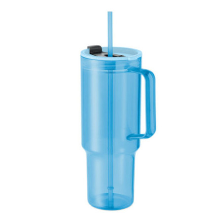 Mug géant avec paille personnalisable Mugora 1,2L 