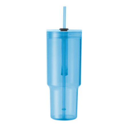 Mug géant avec paille personnalisable Mugora 1,2L 