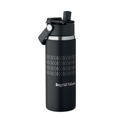 Gourde isotherme en inox recyclé Suma Grip 500 ml 
