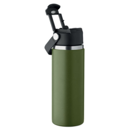 Gourde isotherme en inox recyclé Suma Grip 500 ml 