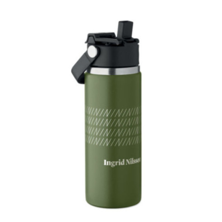 Gourde isotherme en inox recyclé Suma Grip 500 ml 