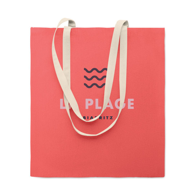 Sac shopping personnalisé en coton Zevra Colour 