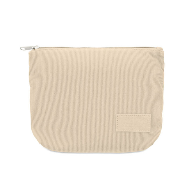 Trousse de toilette en velours côtelé Cordy T 