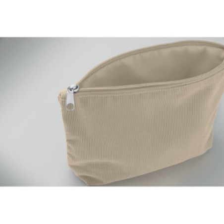 Trousse de toilette en velours côtelé Cordy T 