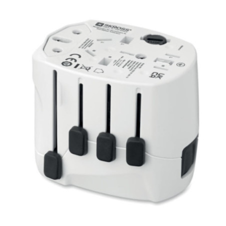 Adaptateur de voyage SKROSS® PRO 3-POLE 
